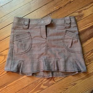 Plaid y2k Mini Skirt